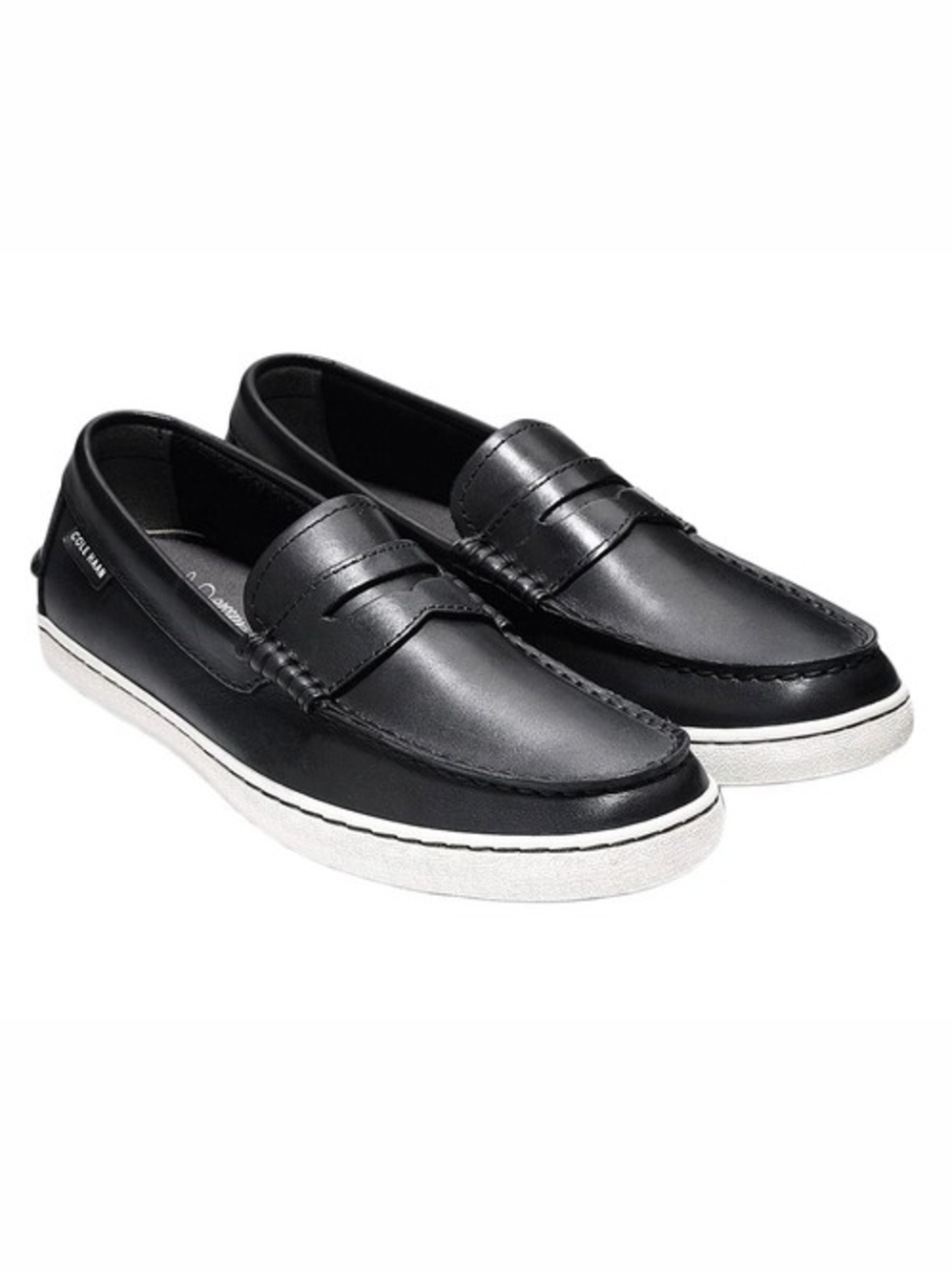 Cole Haan Men's Pinch Weekender Penny Loafers Black Leather Size 9.5M